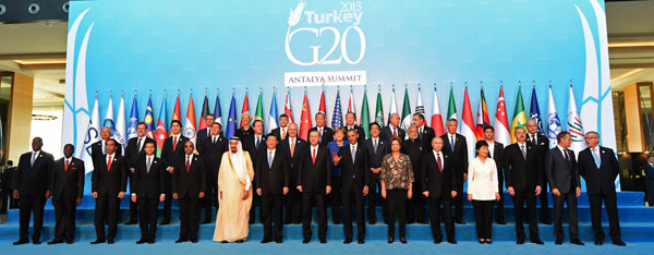 Photo of G20 leaders November 2015
