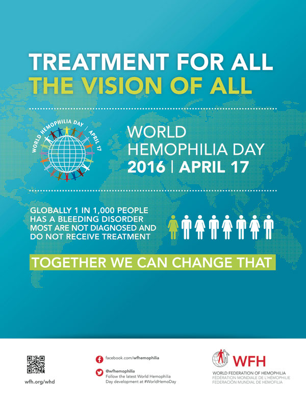World Heamophilia Day poster