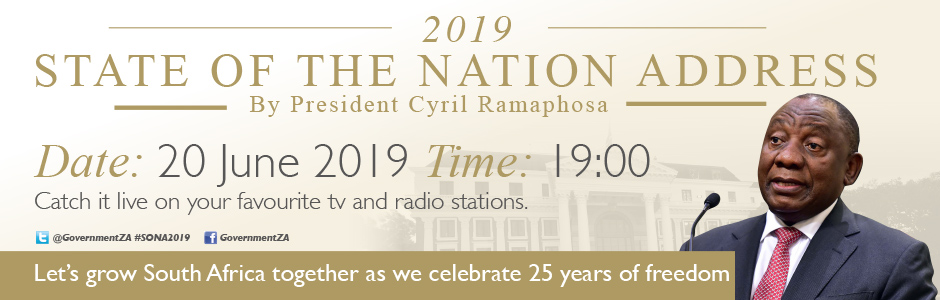 State Of The Nation Address 2019 South African Government