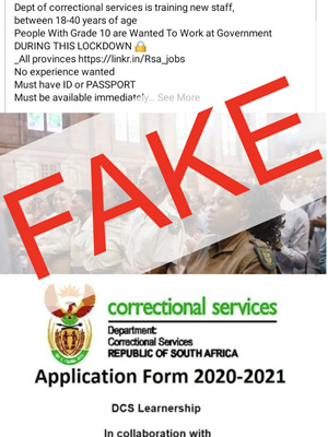 Correctional services jobs