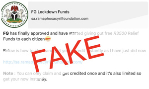 FS lockdown funds