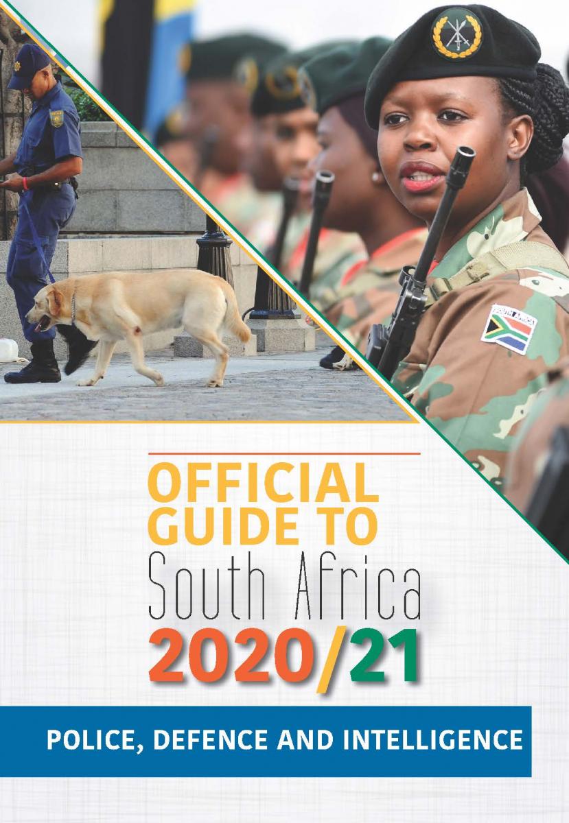 Cover page of Police and Defence chapter in Official Guide to South Africa 2018-2019