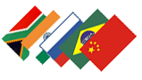 Flags of BRICS countries