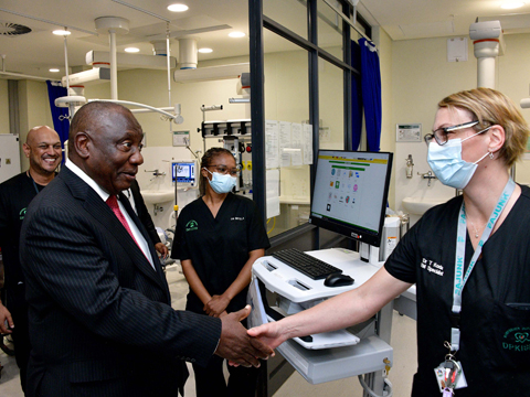 President Cyril Ramaphosa officially opens the Dr Pixley Ka-Isaka Seme Memorial Hospital in KwaMashu