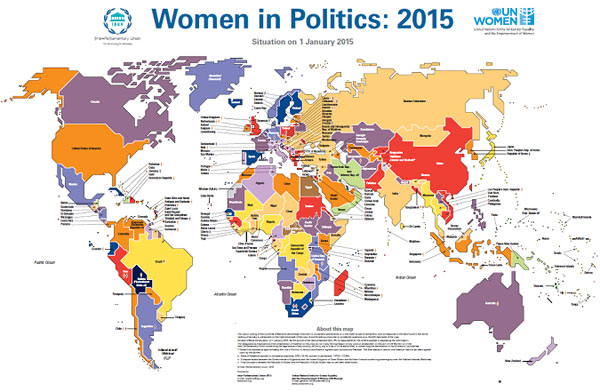 Women in Politics map