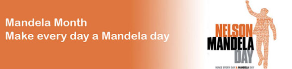 Mandela Month banner