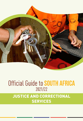 Cover page of Justice and Correctional Services chapter in Pocket Guide to South Africa