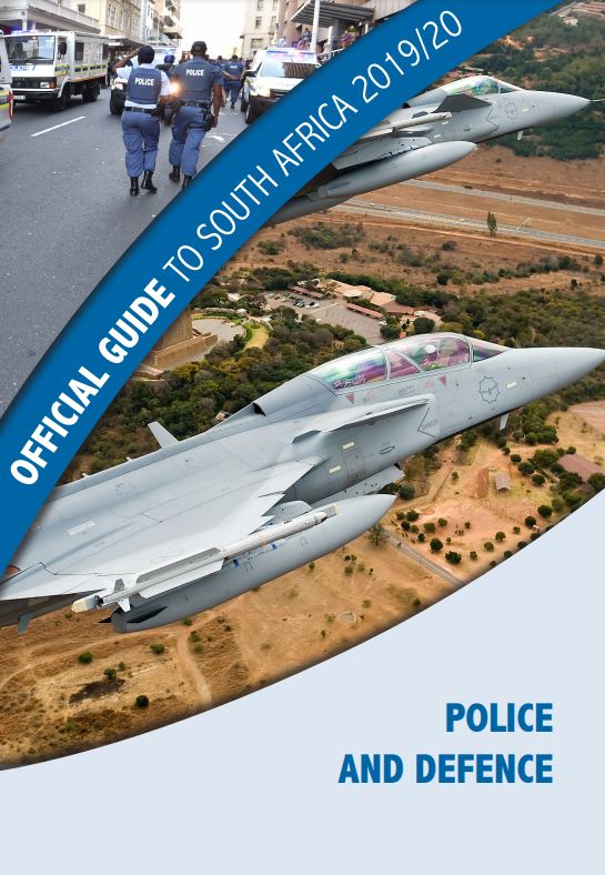 Cover page of Police and Defence chapter in Official Guide to South Africa 2018-2019