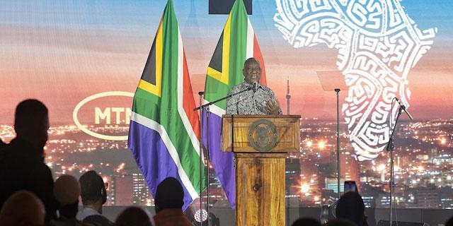 President Cyril Ramaphosa addresses MTN 30 years celebration gala dinner
