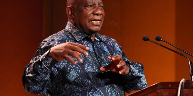 President Cyril Ramaphosa addresses Bana Pele 2030 Roadmap Leadership Summit at Atlas Studios