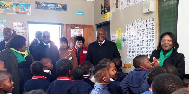 President Cyril Ramaphosa visits Presidential youth flagship programmes