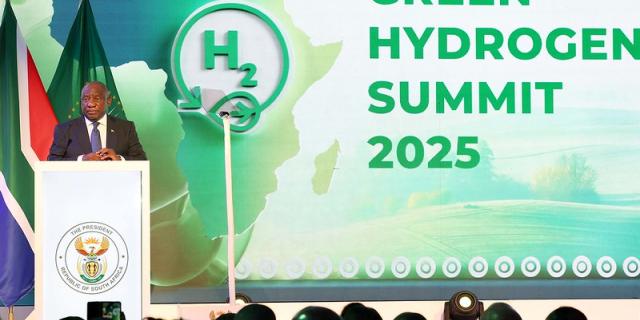President Cyril Ramaphosa addresses Africa Green Hydrogen Summit