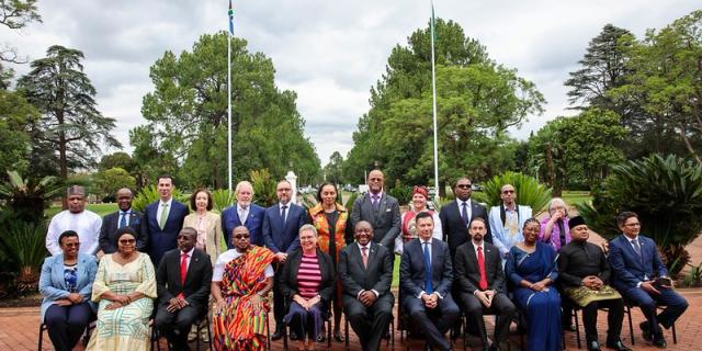 President Cyril Ramaphosa receives Letters of Credence from Heads of Mission Designate
