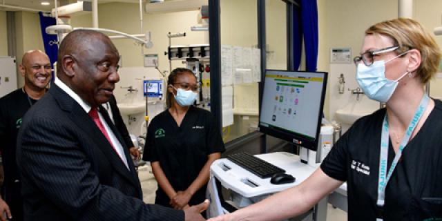 President Cyril Ramaphosa officially opens the Dr Pixley Ka-Isaka Seme Memorial Hospital in KwaMashu
