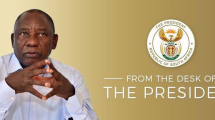 Cyril Ramaphosa is the President of South Affrica